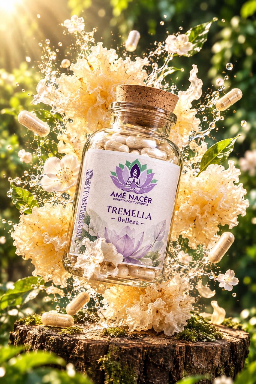 Tremella en cápsulas y polvo